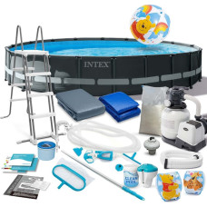Intex Dārza baseina rāmis 610x122cm 20in1 26334