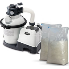 Intex Smilšu filtra sūknis 12000 l/h 26652 + 50 kg smilšu