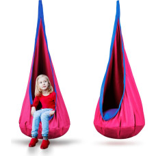 Neo-Sport Cocoon piekaramais krēsls rozā