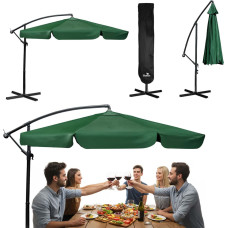 Plonos Salokāms dārza saulessargs, 6 sekcijas, 350 cm, ar pārsegu, PL-880