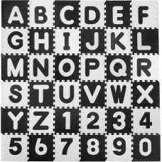 Ricokids Putuplasta paklājiņa puzles burtu burvestība. 30x30 cm 36 gab.