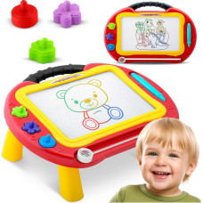 Ricokids Zīmēšanas tāfele + zīmēšanas galds - sarkans