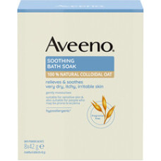 Aveeno Soothing Bath Soak 8 x 42 g - Calming Oat Bath