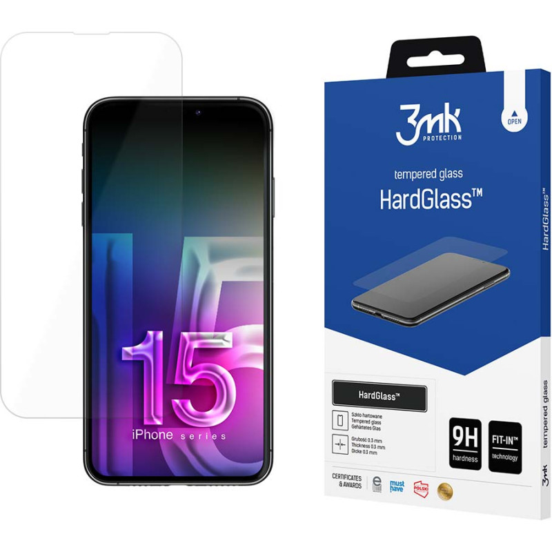 3Mk Protection Apple iPhone 15 Pro Max - 3mk HardGlass™ screen protector