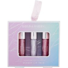 Baylis & Harding Jojoba, Vanilla & Almond Oil Signature Collection Glossy Lip Trio - Dárková sada