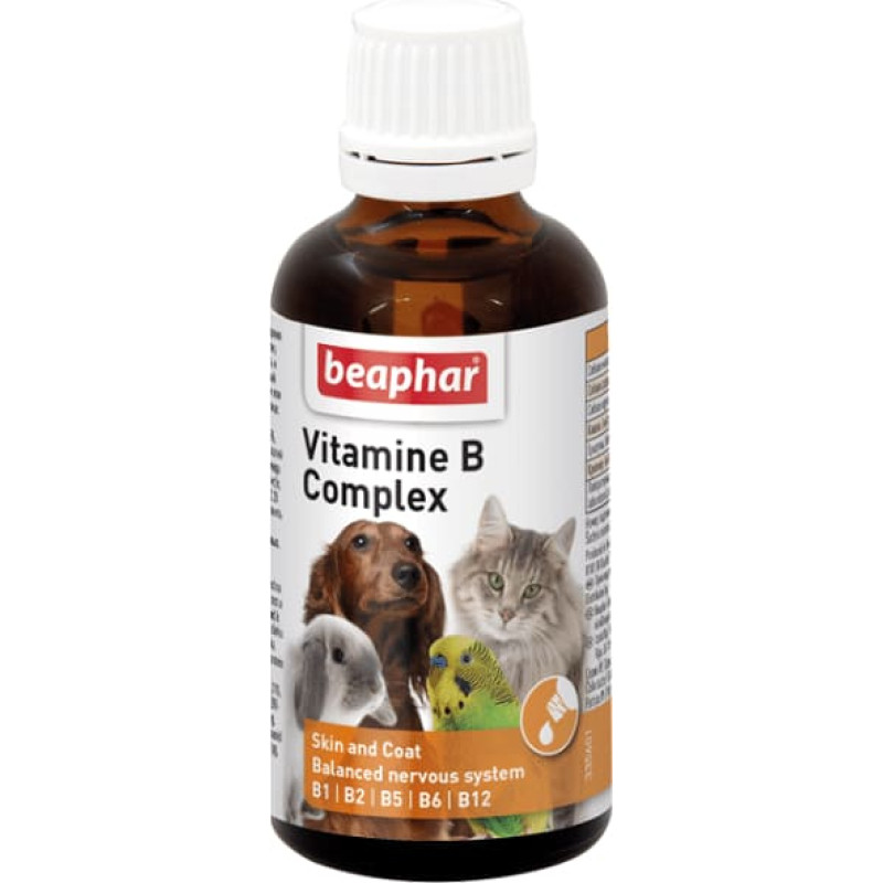 Beaphar Vitamīnizēta papildbarība - Beaphar Vitamin B complex, 50 ml