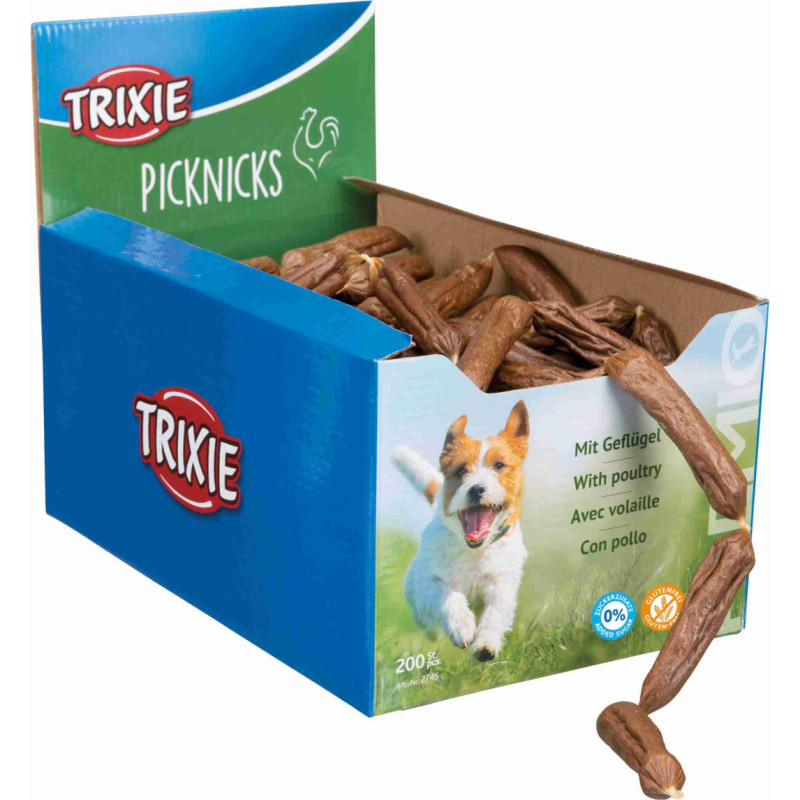 Trixie Gardums suniem : Trixie Snack Picknicks Poultry 8g|200 gab.