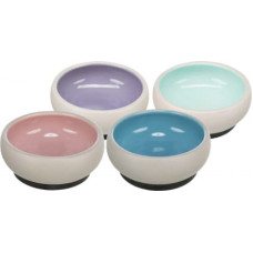 Trixie Bļoda dzīvniekiem, keramika - Trixie Bowl, ceramic|rubber band, 0.6l | 14cm, 1 gab