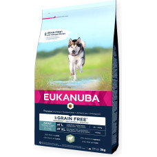 Eukanuba Sausa barība suņiem - Eukanuba Adult Large Lamb and Rice Grain Free, 3 kg