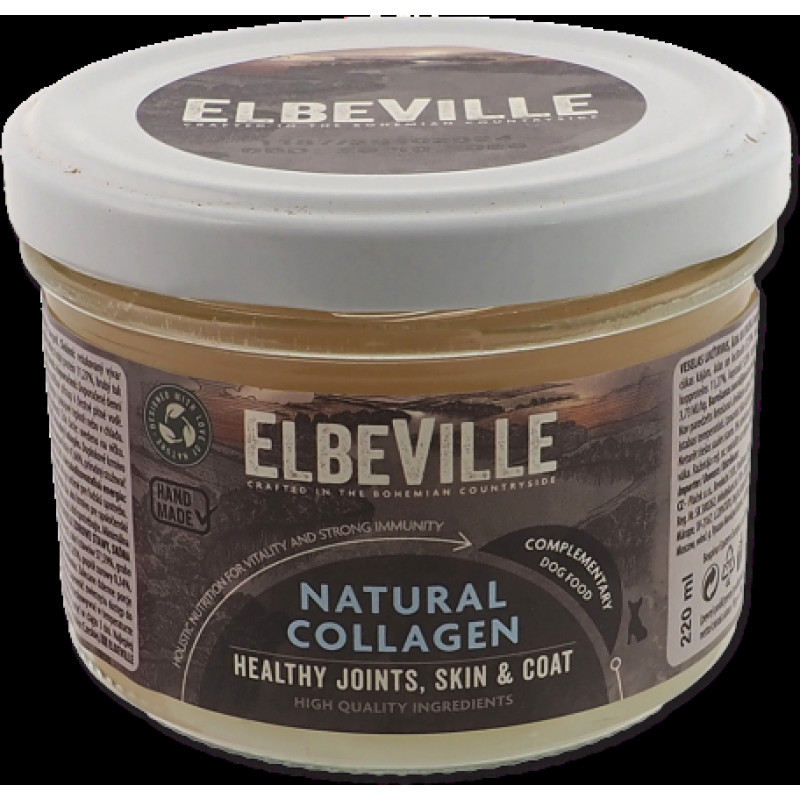 Elbeville Konservi suņiem - Elbeville Jar Dog Healthy Joints, Skin & Coat, Natural Collagen 220ml