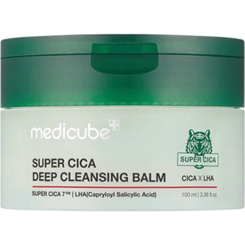 Medicube Super Cica Deep Cleansing Balm - Makeup Removing Facial Balm.