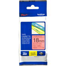 Brother laminated tape TZe-441 - Black on red