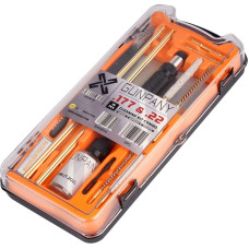 Gunpany - Pneimatisko ieroču tīrīšanas komplekts 4,5/5,5 mm - 19 preces - Oranžs - SCCK-10