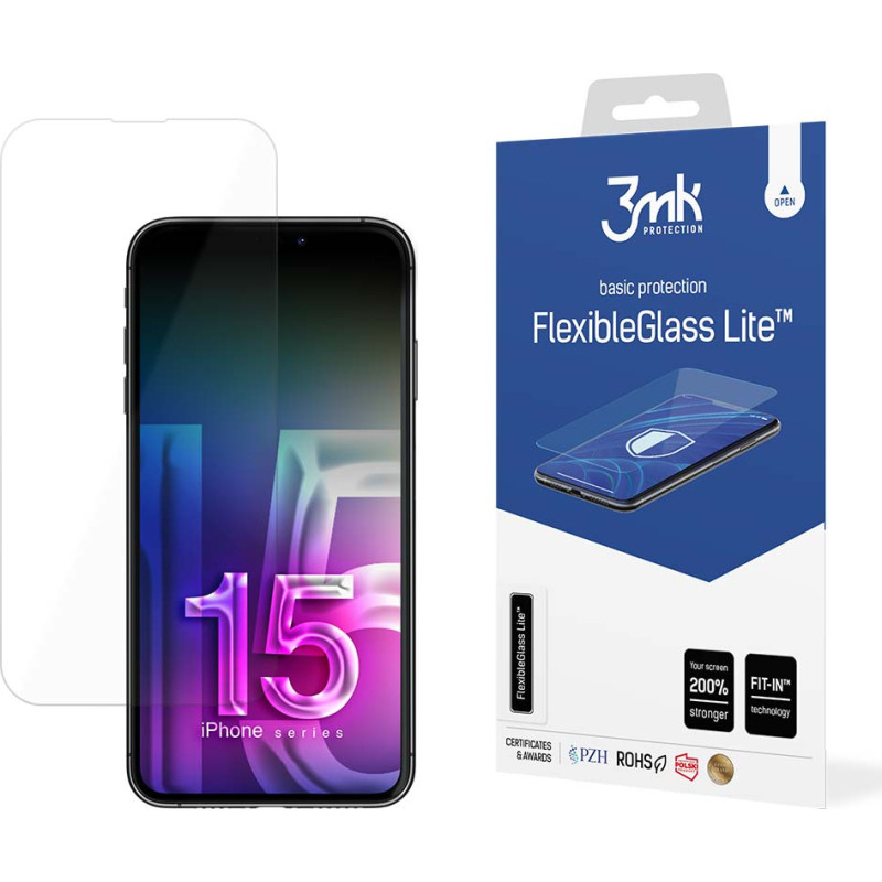 3Mk Protection Apple iPhone 15 Pro - 3mk FlexibleGlass Lite&trade; screen protector