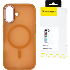 Wozinsky Samsung Galaxy S24 FE modes maciņš ar MagSafe tehnoloģiju – oranžs