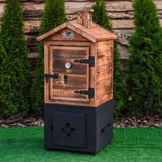 Smokehouse Premium dārza smēķētājs ar tiešo ugunskura bedri