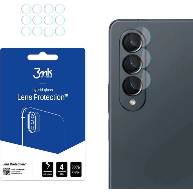 3Mk Protection 3mk Lens Protection&acirc;&cent; hybrid camera glass for Samsung Galaxy Z Fold 4 (front)