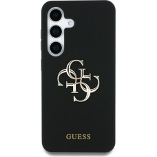 Etui Guess Silicone Big 4G Logo Bottom    Script Samsung Galaxy S25 Ultra czarny