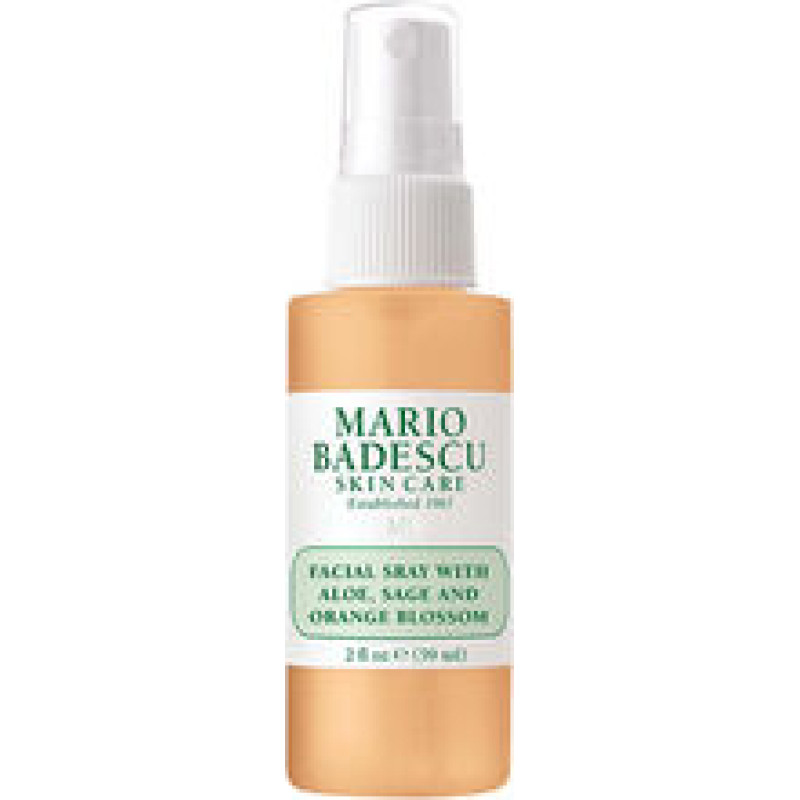 Mario Badescu Facial Spray With Aloe, Sage & Orange Blossom - Energizing Hydrating Face Mist.