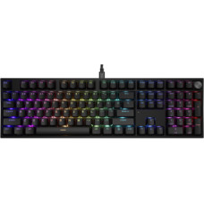 Klaviatūra Genesis Thor 404 RGB Black Outemu Peach Silent