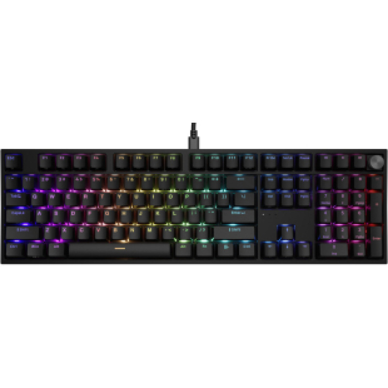Klaviatūra Genesis Thor 404 RGB Black Outemu Peach Silent