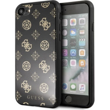 Guess GUHCI8TGGPBK iPhone 7|8|SE 2020| SE 2022 black hard case Peony G Double Layer Glitter