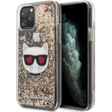 Karl Lagerfeld KLHCN65LCGLGO iPhone 11Pro Max hardcase gold Glitter Choupette