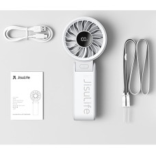 Jisulife Handheld Fan Life7 5000mAh Portable USB Fan - Gray