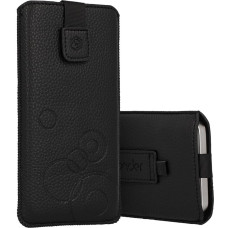 WONDER Deko Pouch Case (Size M) for Iphone 5|Nokia 215 4G|225|5310 2020 black