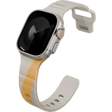 Uniq Stride De Rubber Strap for Apple Watch 44 | 45 | 46 | 49 mm - Beige