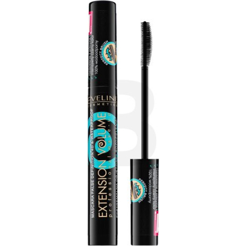 Eveline Extension Volume Ūdensnoturīga skropstu tu&scaron;a Ūdensnoturīga skropstu tu&scaron;a skropstu pieaudzē&scaron;anai un apjoma palielinā&scaron;anai Melna 10 ml