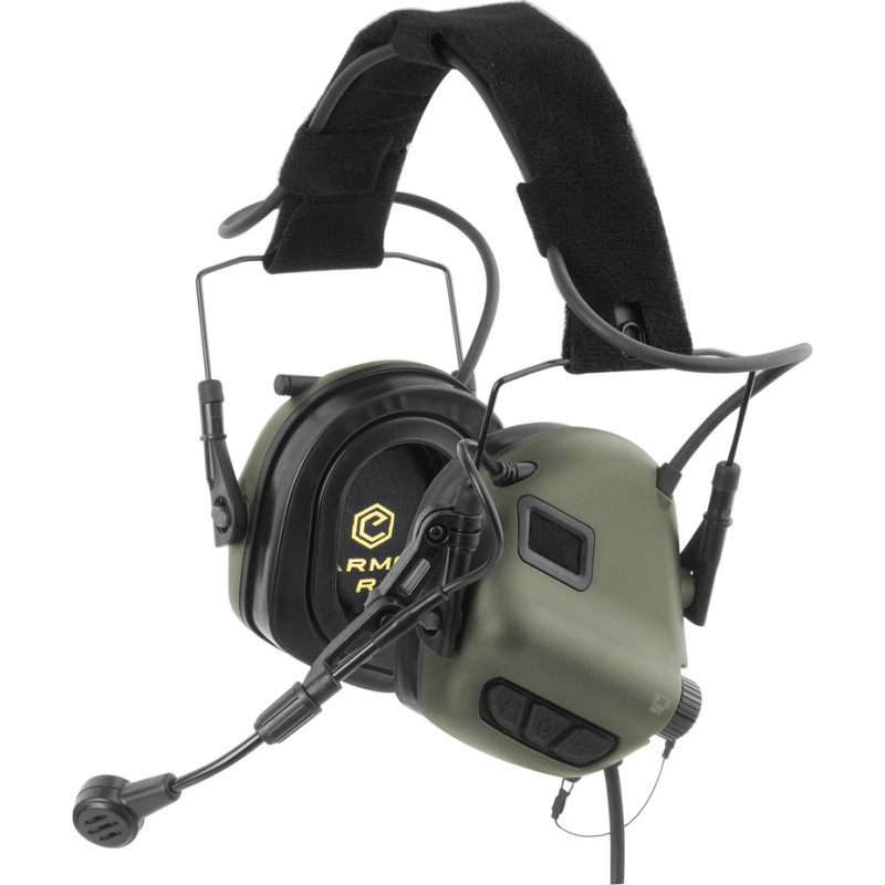 Earmor - Aktīvie dzirdes aizsargi M32 - Lapu zaļi - M32-FG MARK4