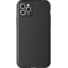 Hurtel Plāns silikona maciņš Samsung Galaxy A14 5G mīkstajam vāciņam - melns