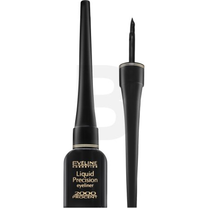 Eveline Liquid Precision Eyeliner 2000 Percent Liquid Eyeliner Matt Black 3 ml