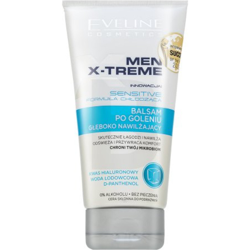 Eveline Men X-treme zklidňující balzám po holení Cooling Effect Sensitive Intensely Soothing After Shave Balm 150 ml