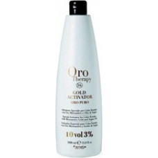 Fanola Oro Therapy 24k Gold Activator Oro Puro 3% 10 Vol. - Cream Developer.