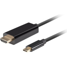 Lanberg USB-C to HDMI Cable  0.5 m 4K|60Hz  Black