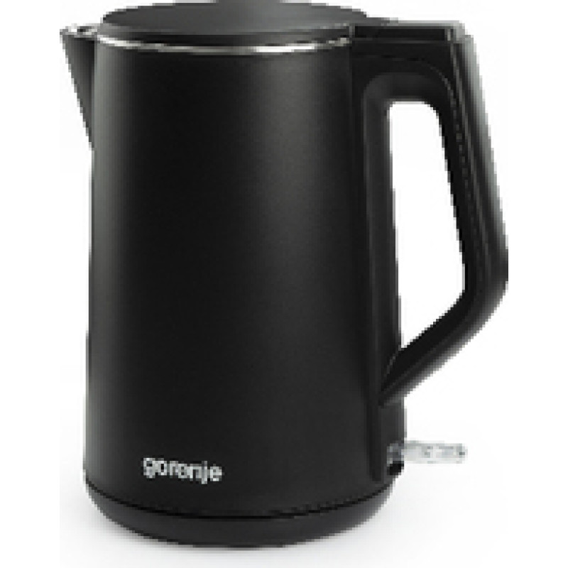 Gorenje Kettle K15DWBK Electric 2200 W 1.5 L Stainless steel 360 degrees  rotational base Black