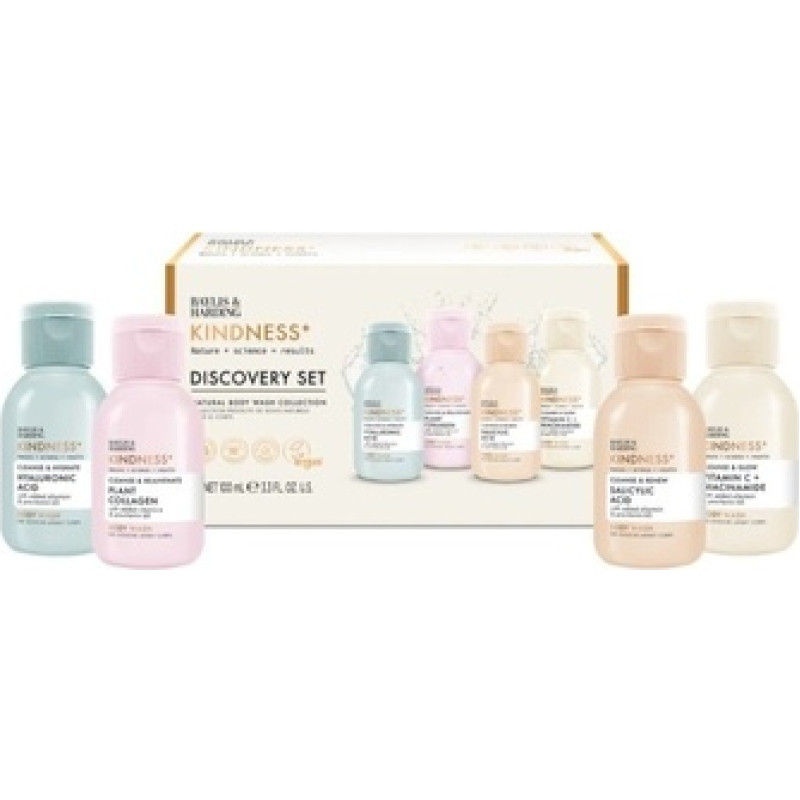Baylis & Harding Kindness+ Discovery Gift Set - D&aacute;rkov&aacute; sada sprchov&yacute;ch gelů