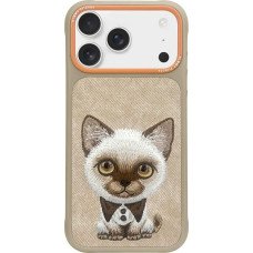 Nimmy Big Eyed Pet 2.0 Cat Case for iPhone 17 Pro Beige
