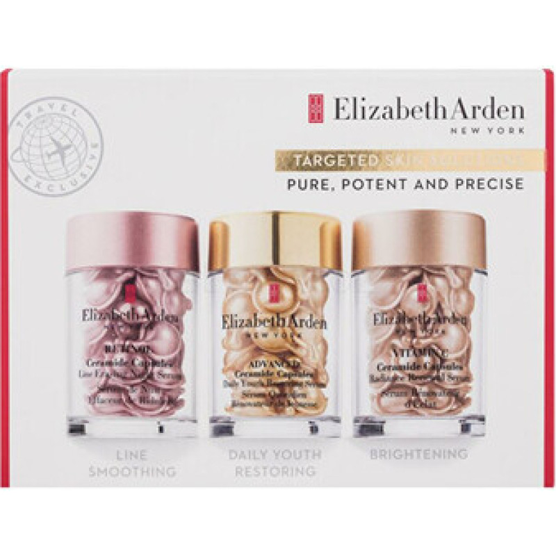 Elizabeth Arden Ceramide Capsules Trio Set - D&aacute;rkov&aacute; sada pleťov&eacute; p&eacute;če v kapsl&iacute;ch