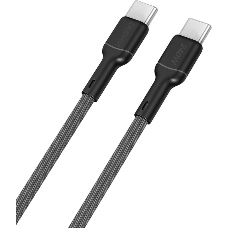 Dudao L9C Max 240W PD USB-C - USB-C Cable 1.2m - Black