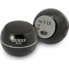 Guess głośnik Bluetooth GUWSALGEK Speaker mini czarny|black