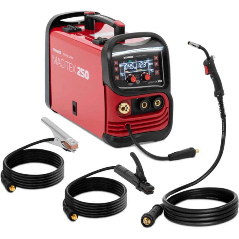 Stamos Germany MIG/MAG MMA FLUX IGBT TIG Liftarc 250 A invertora metinā&scaron;anas iekārta