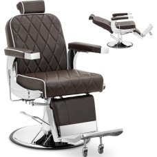 Physa FOXLEY regulējams friziera krēsls tetovēšanai - brūns