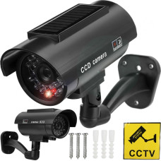 Retoo Novēro&scaron;anas kameras imitācija ar mirgojo&scaron;u saules gaismas diodi