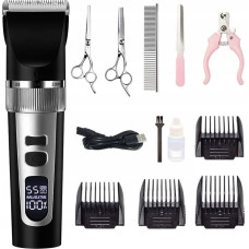 Retoo Bezvadu suņu un dzīvnieku griezējs LCD 9W 4 uzgaļi