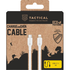 Tactical Stitch Thread Cable USB-C|Lightning 1m White