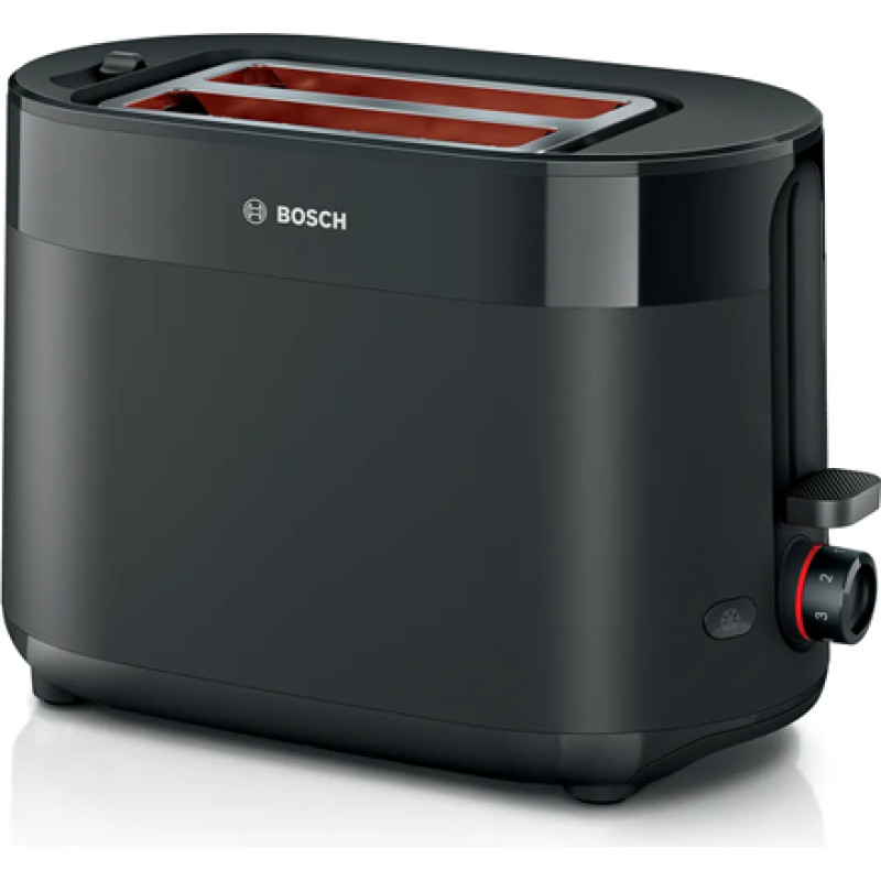 Bosch Compact Toaster  TAT2M123 MyMoment  Power 950 W  Number of slots 2  Housing material Plastic  Black