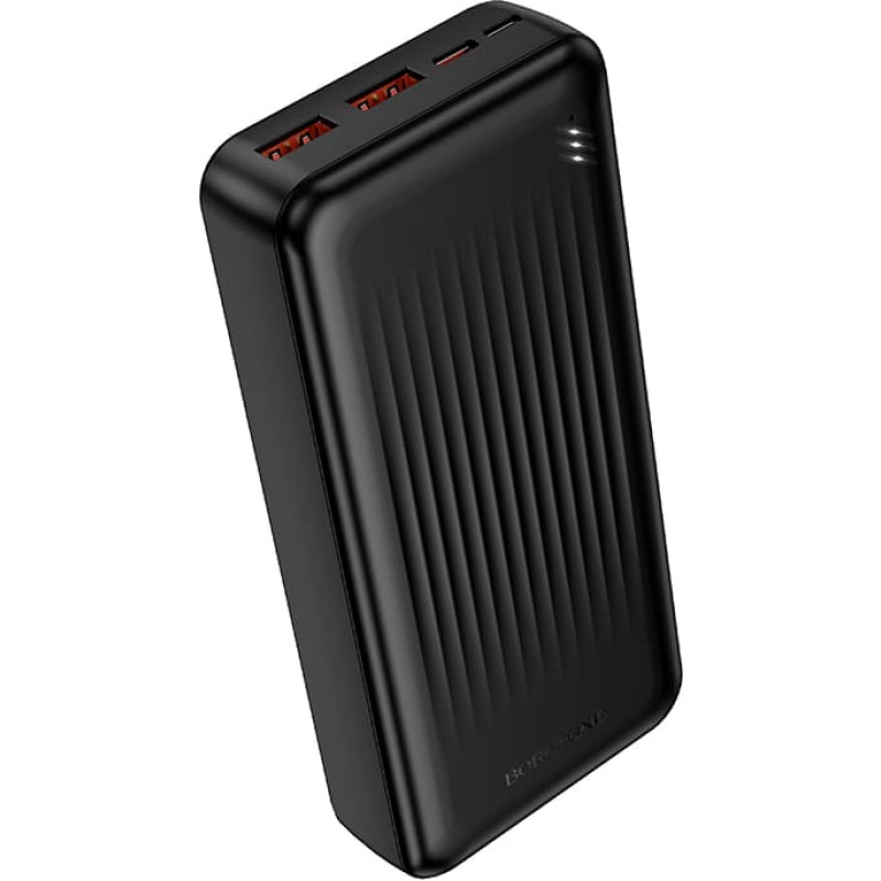 Borofone Power Bank 20000mAh BJ80A Clever - 2xUSB + Type C - QC 3.0 22,5W + PD 20W black